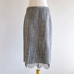 Pringle of Scotland プリングル　スカート　裏地つき　レース　サイズ40 レディース　洋服　中古品　管理番号KKVTRRA194のサムネイル