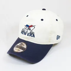 【ニューエラ正規品】ニューエラ New Era® NEW ERA® 帽子 キャップ 9TWENTY PEANUTS ピーナッツ SNOOPY AND OLAF スヌーピー オラフ クロームホワイト/ネイビー(商品番号：14682619)