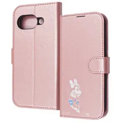 GooglePixel9a ケース 手帳型 ディズニー ミニー キャラクター グッズ お座り sitting 衝撃吸収 傷に強い 頑丈 丈夫 強い シンプル カード 収納 ポケット ストラップホール 【ゆうパケットにて発送】【7日以内発送】