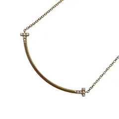 ティファニー TIFFANY＆CO Tスマイルネックレススモール ゴールド Au750 ジュエリー