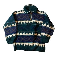 Ecuador Knit エクアドルニット ドリズラージャケット ネイティブ 黒
