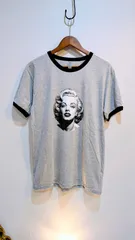 USA直輸入　ラグランtシャツ グレー　Мサイズ　未使用　マリリンモンロー