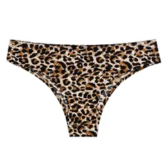 ブラジリアン ショーツ レディース ハーフバック シームレス サテン 艶 無地 ヒョウ柄 ヘビ アニマル 大きいサイズ 響かない おしゃれ かっこいい 美尻 1502
