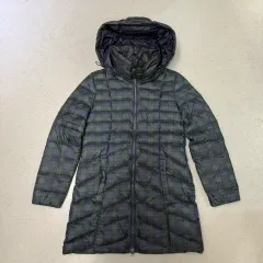 EDDIE BAUER(エディー・バウアー) フィルパワー900 ブラックウォッチ グースダウン ダウンジャケット ロング丈