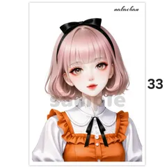 オリジナル人物ステッカー【33】