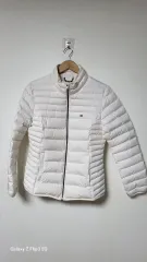 Tommy Hilfiger トミーヒルフィガー レディース 白 軽量 ダウン