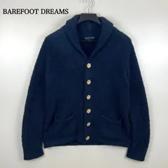 BAREFOOT DREAMS pile BOA cardigan M C584 ベアフットドリームス 定番 パイル ボア カーディガン ネイビー 紺 サーフ サザビーリーグのサムネイル
