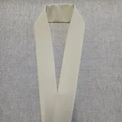 重ね衿  生成　ポリエステルちりめん