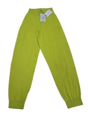 ニット ジョガーパンツ ライム色 新品