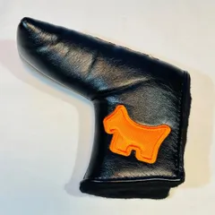 スコッティキャメロン　新作パターカバー　ブラック❌オレンジ　検索スコッチキャメロンパターカバー
