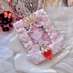 【B8サイズ】ホイップデコ トレカケース 量産型 ハンドメイド ピンク 平成女児