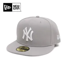 ニューエラ【ＮＥＷ ＥＲＡ】14525203 59FIFTY ニューヨーク・ヤンキース グレー×ホワイト キャップ 5950 帽子 CAP ユニセックス