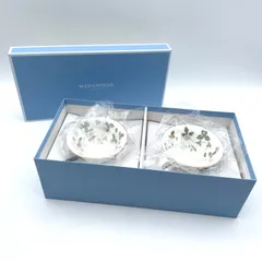 【未使用品】WEDGWOOD ウェッジウッド ワイルドストロベリー ティーカップ＆ソーサー 2客