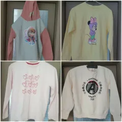 女の子 ディズニー スウェット/アナと雪の女王 フーディーなど (4点まとめ売り) 140