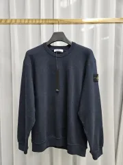 未使用 STONE ISLAND ストーンアイランド ネイビー 起毛 スウェット Mサイズ