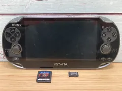 【豊】PSVita プレイステーション ヴィータ PCH 1000 本体 ブラック SD16GB付 マイクラおまけ 動作未確認 液晶焼けあり【527CK】A16