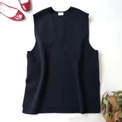 green label relaxing グリーンレーベルリラクシング ユナイテッドアローズ DEEP ディープ Vネック ニット ベスト (76E＋7978)26H