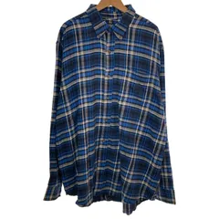 CHAPS RALPH LAUREN　ネルシャツ　フランネル　チェックシャツ　長袖　トップス　ボタンダウン　胸ポケット　オーバーサイズ　アメカジ　古着