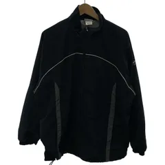 Reebok　ナイロンジャンパー　ウインドブレーカー　ハイネック　フルジップ　無地　ワンポイント　刺しゅう　スポーツ　古着