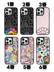 MagSafe対応 [限定] 村上隆 アートライン＆ステッカー ミラー iPhoneケース 6種展開 CASETiFY 耐衝撃 スマホケース iPhone17/16/15/14/13/12 多機種対応