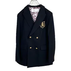 Whim Gazette 15th Anniversary ワッペンブレザー F ネイビー 紺 ウィムガゼット テーラードジャケット ウール WGZ1042107A0014