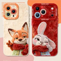【新品】 ズートピア ニック ジュディ カップルモデル iphoneケース iphone17 iphone17air iphone17pro iphone16e iphone16pro ケース iphone15 ケース iPhone 12mini