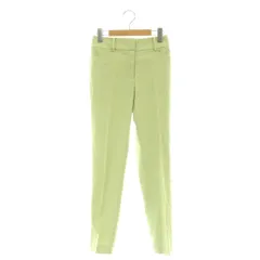 プラステ PLST 23SS リネンブレンドスティックパンツ XS イエローグリーン /DF ■OS