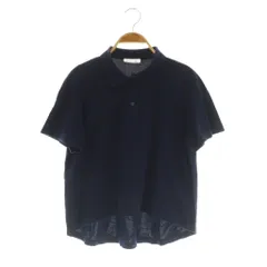 ラコステ LACOSTE Aライン半袖ポロシャツ ロゴワッペン 34 ネイビー /MY ■OS ■SH