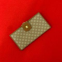 極 美品 CELINE セリーヌ ヴィンテージ マカダム 柄 トリオンフ ロゴ