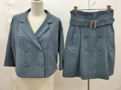 レディアゼル REDYAZEL セットアップ S (01) ベルト付き 5分袖ジャケット スカート 2601WS041