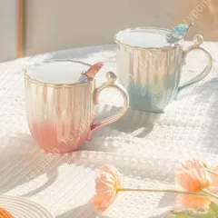 マグカップ おしゃれ 陶器 大きい 可愛い コップ 和風 コーヒーカップ 焼き物 陶芸 和風 和食器 モダン マグ 美しい 無地 コーヒー マグ デ