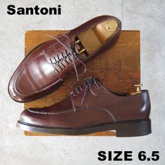 未使用 宮城興業 アラネット 内羽根 ブラインドブローグ赤茶 25.5