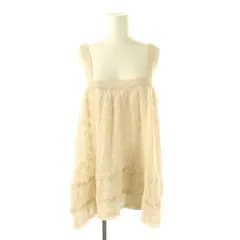 ザラ ZARA チュニック キャミソール ニット M アイボリー /ES