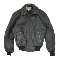 70年代 USA製 Sears シアーズ The Leather Shop レザージャケット ヴィンテージ ブラウン(メンズ 42 R)中古 古着 X1915