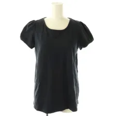 バーバリーブルーレーベル BURBERRY BLUE LABEL カットソー 半袖 パフスリーブ コットン 39 紺 /NR