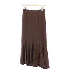 スナイデル SNIDEL 24SS Sustainaアシメマーメイドスカート ロング 1 モカ 茶 SWFS241180 /KH