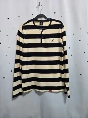 カンゴール ストライプ 長袖 Tシャツ M