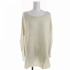 ナチュラルビューティーベーシック NATURAL BEAUTY BASIC ニット セーター 長袖 M オフホワイト ■MG /KO