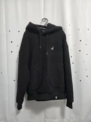 カンゴール ブラック フリースフーディー M