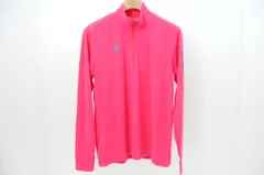中古 メンズ パーリーゲイツ PEARLY GATES 長袖シャツ 5(L) ピンク ハーフジップ 微起毛素材