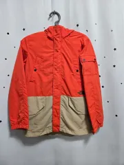 THE NORTH FACE ザノースフェイス キッズ オレンジ バイカラー ウィンドブレーカー ジャケット 150