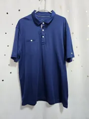 ナイキ ドライフィット ネイビー 半袖 カラーTシャツ L