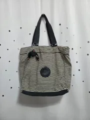 キプリング ストライプ トートバッグ + キーホルダー