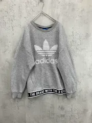 adidas アディダス AY8948 裏起毛 トレーナー スウェット sizeOT/杢グレー ◆■ レディース