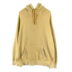 American Eagle アメリカンイーグル ブランドロゴ 秋冬 AW パーカー コットン マスタード メンズ XL【古着】【中古】【送料無料】