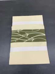 美品　クリーム地色　名古屋帯