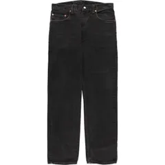 古着 リーバイス Levi's 505 REGULAR FIT STRAIGHT LEG ブラックデニム テーパードデニムパンツ USA製 メンズw34相当/evb033117