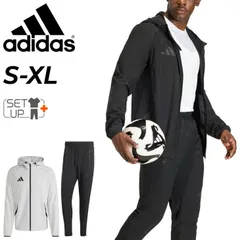 アディダス ウィンドブレーカー 上下 メンズ adidas TIRO ティロ トラベル フルジップジャケット ロングパンツ セットアップ 男性 サッカーウェア 上下組 ウインドブレーカー ウィンドトップ ウィンドパンツ スポーツウエア /JVB29-JVB31
