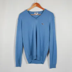 ラコステ　LACOSTE　セーター 古着　Lサイズ　ブルーのサムネイル