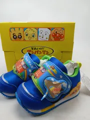 ムーンスター　アンパンマン　C180 ブルー　16.0cm 破損あり